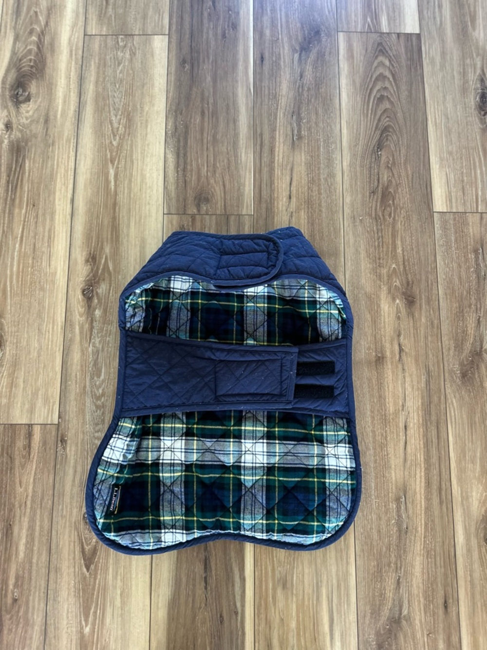 L.L. Bean quilted Plaid Dog Coat size XL - Picture 5 of 6